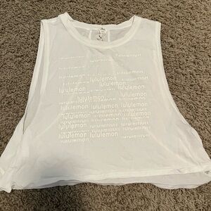 lululemon white tank